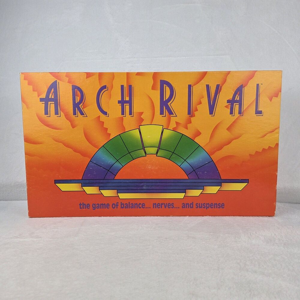 Vintage 1992 Arch Rival Balance Game Complete With Instructions Parker Brothers